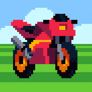 Retro Highway Pixel Racing