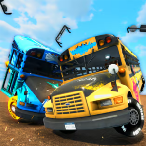 School Bus Demolition Derby Crash